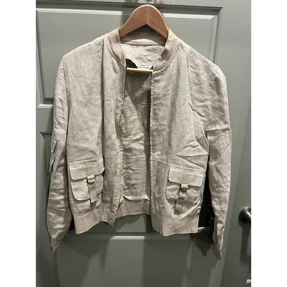 Richard Malcom Jackets & Blazers - Richard Malcolm Bomber Linen Jacket